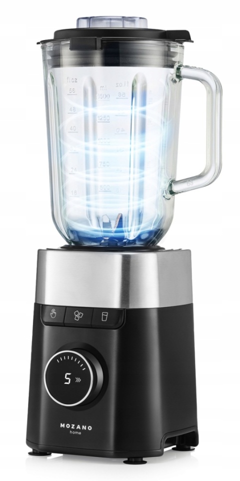 Blender kielichowy Mozano One Smooth 2700W, 6 ostrzy, 2 bidony 700ml