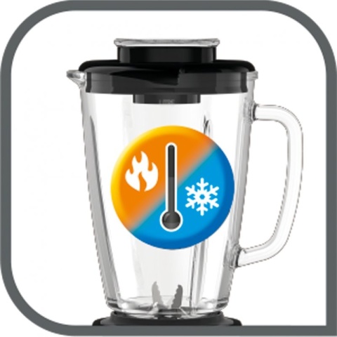 Blender kielichowy Tefal BlendForce 2, 800W, 1,75L, szkło, kruszenie lodu