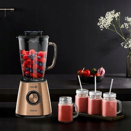 Blender kielichowy Tefal Blendforce 2 Coppertino 800W 1,75L 6-ostrzy