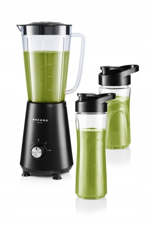 Blender osobisty Mozano Nutri Sport 450W z 2 bidonami Tritan BPA FREE