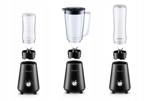 Blender osobisty Mozano Nutri Sport 450W z 2 bidonami Tritan BPA FREE