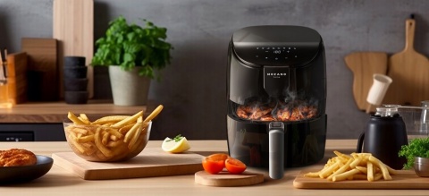 Frytkownica Beztłuszczowa Mozano 1500W, 4L, 8 Programów, Separator