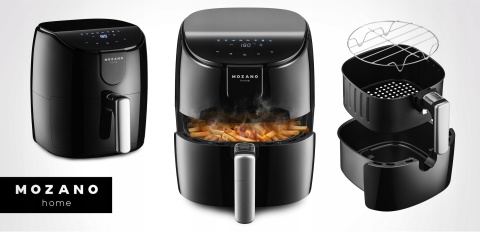 Frytkownica Beztłuszczowa Mozano 1500W, 4L, 8 Programów, Separator