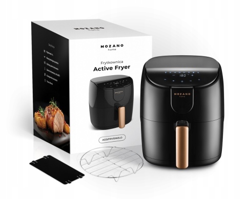Frytkownica Beztłuszczowa Mozano Active Fryer 1500W, 4L, 8 Programów