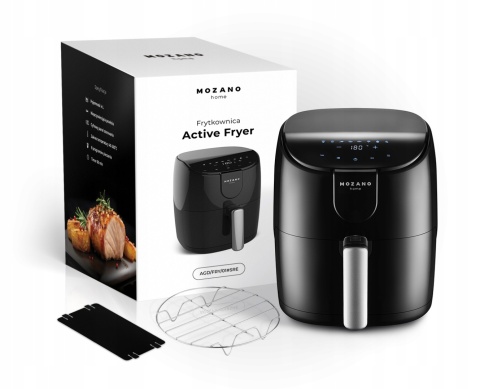 Frytkownica Beztłuszczowa Mozano Active Fryer 4L, 1500W, 8 Programów