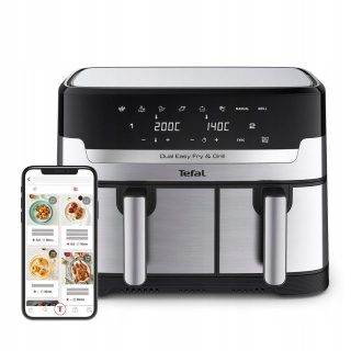 Frytkownica Beztłuszczowa Tefal Dual Easy Fry & Grill 5,2L 2700W