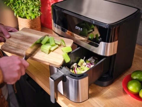Frytkownica Beztłuszczowa Tefal Dual Easy Fry&Grill 2700W 5,2L 3,1L Hot Air