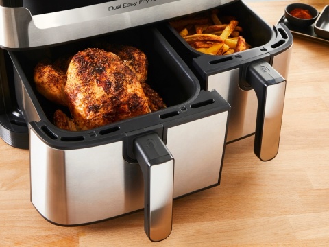 Frytkownica Beztłuszczowa Tefal Dual Easy Fry&Grill 2700W 5,2L 3,1L Hot Air