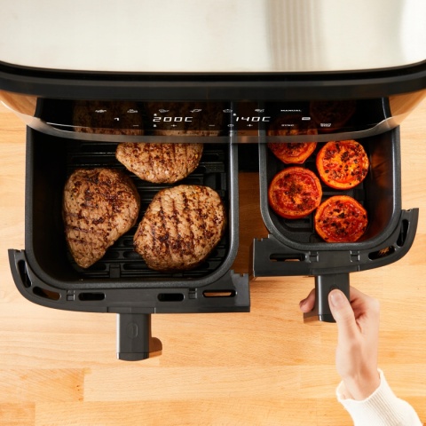 Frytkownica Beztłuszczowa Tefal Dual Easy Fry&Grill 2700W 5,2L 3,1L Hot Air