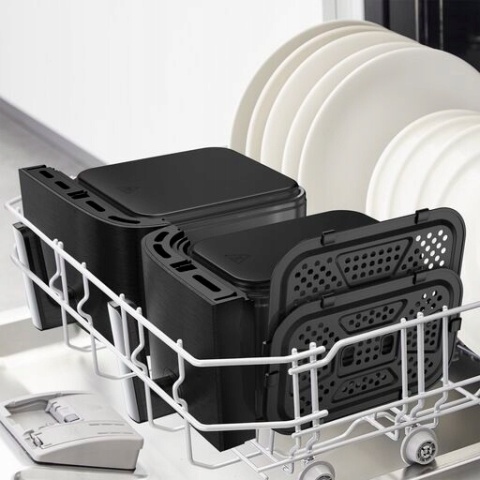 Frytkownica beztłuszczowa TEFAL DUAL EASY XXL 11L, 7 programów, 2700W