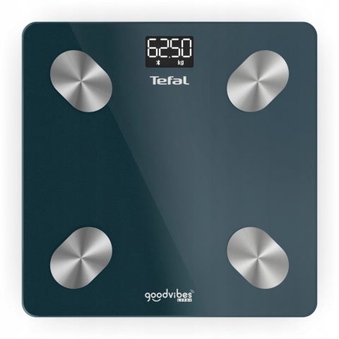Inteligentna Waga Łazienkowa Tefal Goodvibes Life+, 180kg, Aplikacja Bluetooth