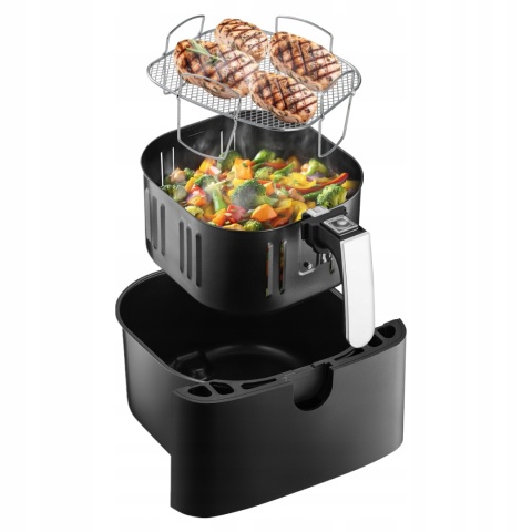 Mozano Air Fry Master - Beztłuszczowa frytkownica 8L, 1700W, 12 programów