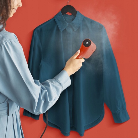 Parownica Do Ubrań Tefal Pure Pop Dt2022 1300W Czerwony Szybkie Nagrzewanie