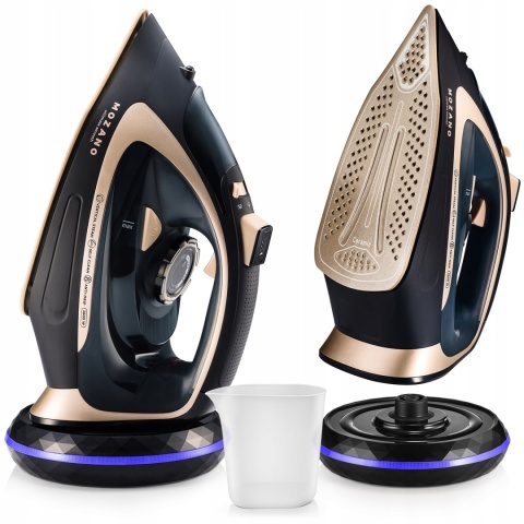 Żelazko Bezprzewodowe 2600W Mozano Ultimate Smooth z Ceramiczną Stopą