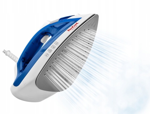 Żelazko Parowe Tefal FV1711 1800W Ceramika 80g/min Pionowe z Anti-Drip
