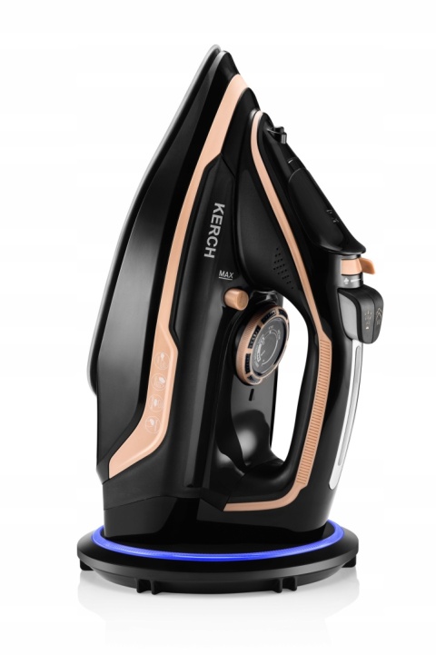 Żelazko bezprzewodowe KERCH Ultimate Gold 2600W ceramiczne 450ml
