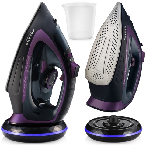 Żelazko bezprzewodowe Mozano Ultimate Smooth 2600W z ceramiczną stopą