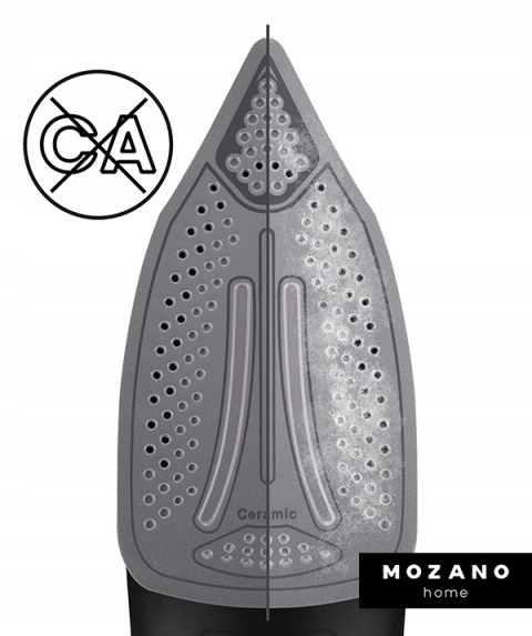 Żelazko bezprzewodowe Mozano Ultimate Smooth 2600W z ceramiczną stopą