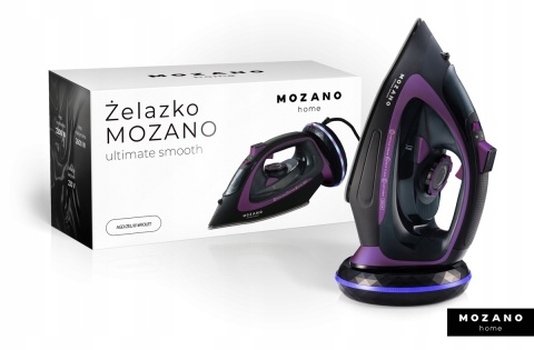 Żelazko bezprzewodowe Mozano Ultimate Smooth 2600W z ceramiczną stopą