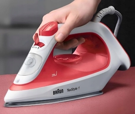 Żelazko Parowe Braun Texstyle 1 Si1019 1900W - 35S, Non-Stick, Self-Clean