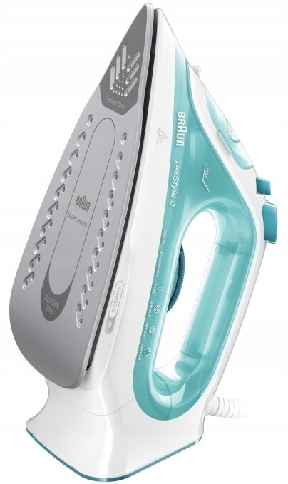 Żelazko parowe BRAUN TexStyle 3 SI3043 GR 2350W z systemem FreeGlide 3D