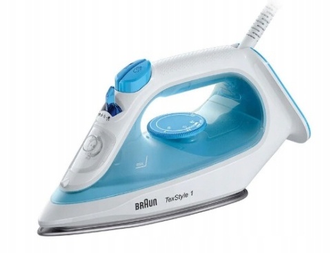 Żelazko parowe Braun TexStyle 1 SI1050 2000W, ceramiczna stopa, 35 sek.