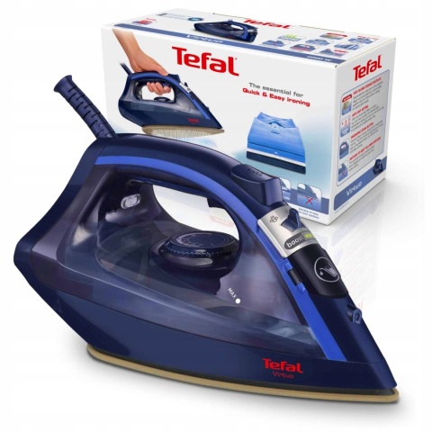Żelazko parowe TEFAL Virtuo 2000W - mocny wyrzut pary, ergonomiczne