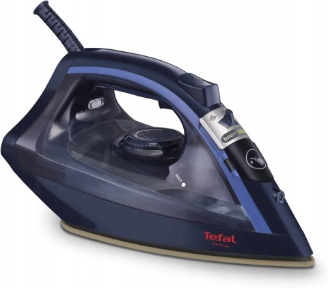 Żelazko parowe TEFAL Virtuo 2000W - mocny wyrzut pary, ergonomiczne