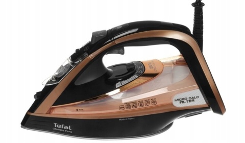 Żelazko parowe Tefal Ultimate Pure 3200W Durilium - skuteczne prasowanie