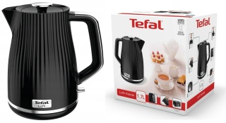 Czajnik Elektryczny Tefal Loft 1,7L 2400W Bezprzewodowy, Czarny