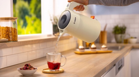 Czajnik elektryczny Bosch MyMoment 1,7L 2400W Beżowy z filtrem