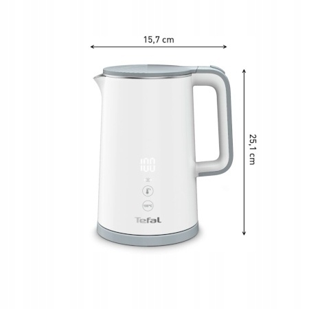 Czajnik elektryczny TEFAL Sense KO693110 1800W 1,5L z regulacją temperatury