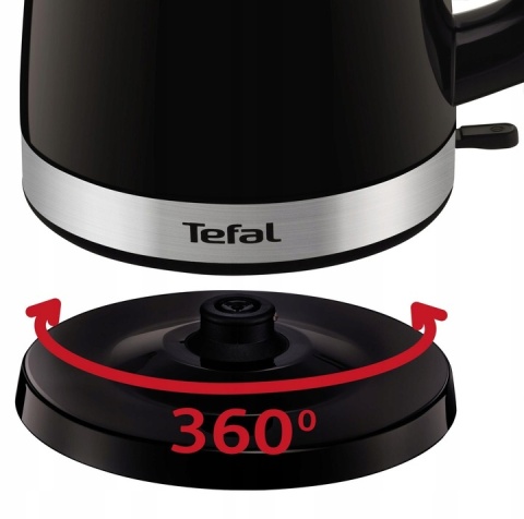 Czajnik elektryczny Tefal Delfini Plus 1,5L 2400W, 360° z filtrem