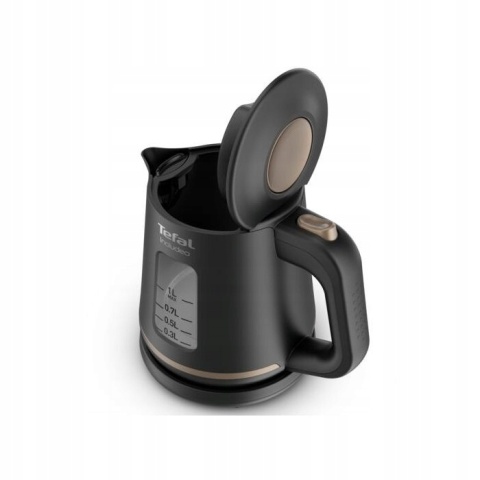 Czajnik elektryczny Tefal Includeo 2400W, 1L, obrotowa podstawka, czarny