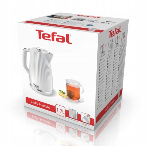 Czajnik elektryczny Tefal Loft 1,7L 2400W z precyzyjnym dzióbkiem