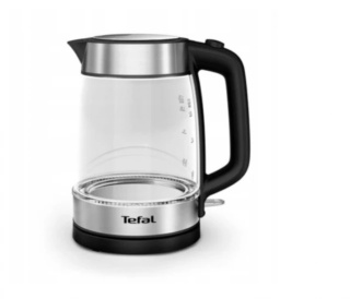 Czajnik elektryczny szklany Tefal KI7008, 2200 W, 1,7l, automatyczne wyłączenie