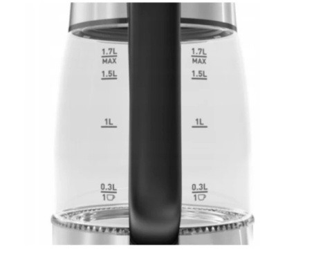 Czajnik elektryczny szklany Tefal KI7008, 2200 W, 1,7l, automatyczne wyłączenie