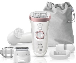 Depilator Braun Silk-épil 9 4w1 - Wodoodporny, z LED, Trymer i Etui