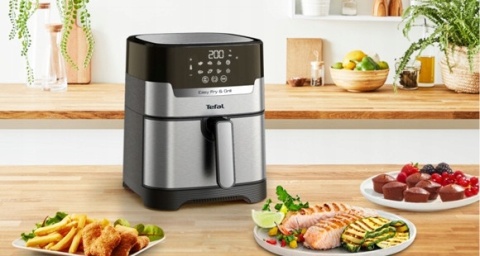 Frytkownica Tefal Deluxe Airfryer EY505D15 4.2L z Timerem i Grillowaniem