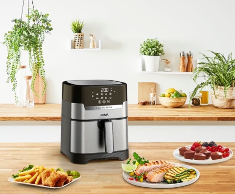 Frytkownica Tefal Deluxe Airfryer EY505D15 4.2L z Timerem i Grillowaniem