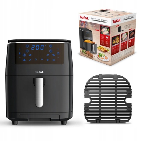 Frytkownica Beztłuszczowa 3W1 Tefal Fryer, Grill I Parowar 9 Programów 6,5L