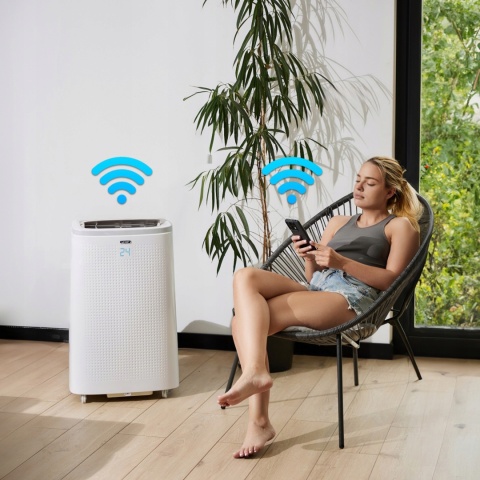 Klimatyzator Przenośny Yoer 4w1 4,7kW z Funkcją Grzania i WiFi