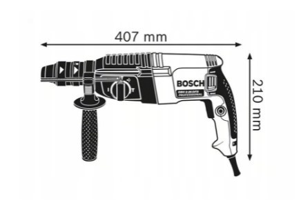 Młot Udarowo-Obrotowy Bosch Gbh 2-26 Dfr 800W, 2.7J Sds-Plus