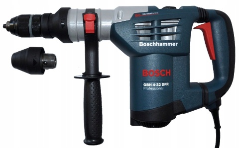 Młotowiertarka Bosch GBH 4-32 SDS-Plus 900W 5J + walizka, 2 uchwyty