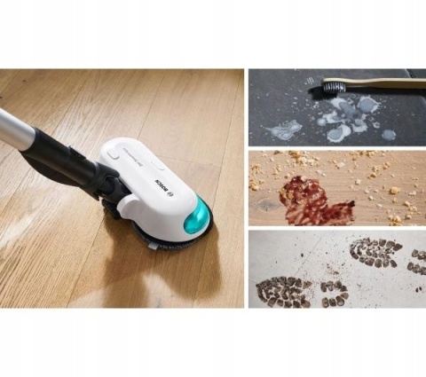 ODKURZACZ PIONOWY 2W1 BOSCH UNLIMITED 7 PROHYGIENIC AQUA 40MIN LED HEPA