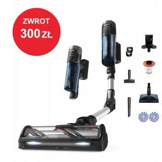 ODKURZACZ PIONOWY 2W1 TEFAL X-FORCE FLEX 13,60 AEROSPIN AQUA CYKLONOWY LED