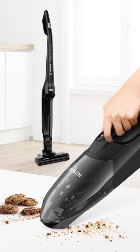 ODKURZACZ PIONOWY BOSCH BBHL22BLCK 2W1 LITOWO-JONOWY FILTR ZMYWALNY 40 MIN