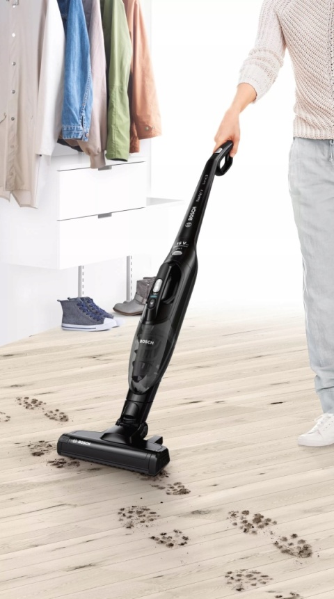 ODKURZACZ PIONOWY BOSCH BBHL22BLCK 2W1 LITOWO-JONOWY FILTR ZMYWALNY 40 MIN