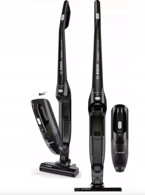 ODKURZACZ PIONOWY BOSCH BBHL22BLCK 2W1 LITOWO-JONOWY FILTR ZMYWALNY 40 MIN