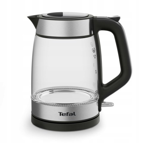 CZAJNIK ELEKTRYCZNY TEFAL KI605830 SZKŁANY 2200W 1,7L LED 360° PODSTAWA